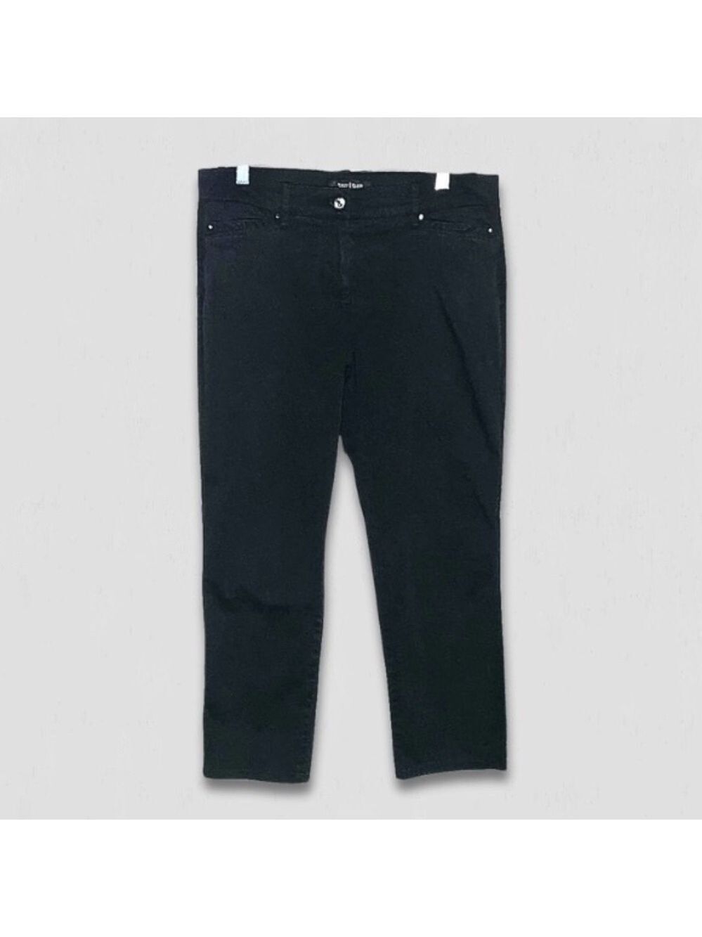 WHBM crop skinny pants cotton career wear minimalist goth grunge streetwear sz 6